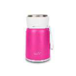 Lunch box termica con cucchiaio in acciaio inox. Capacit 530ml. Magenta