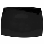 TEMPERED QUADRATO BLACK RECT DISH 35X25